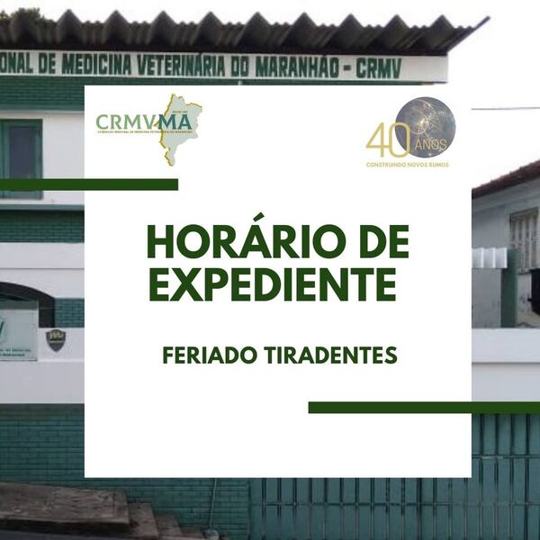 Funcionamento Feriado Tiradentes