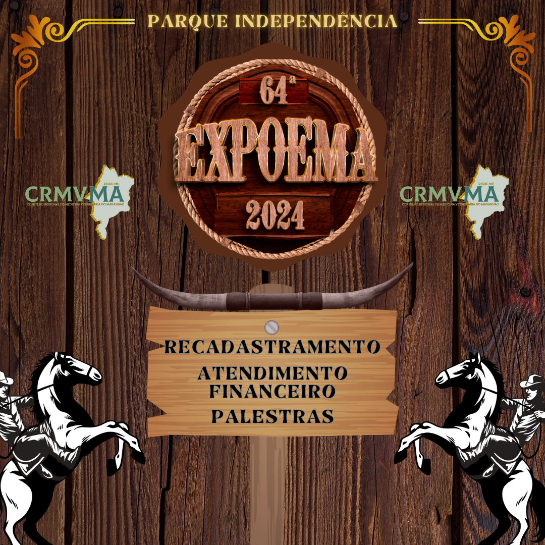 CRMV-MA tem presença garantida na 64ª Expoema